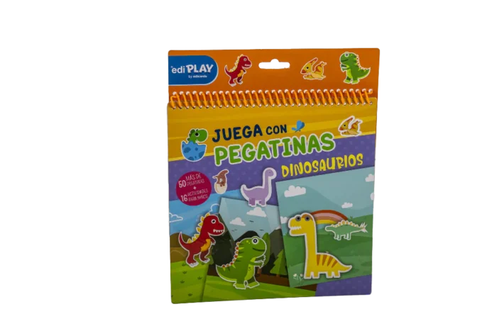 JUEGA CON PEGATINAS Dinosaurios