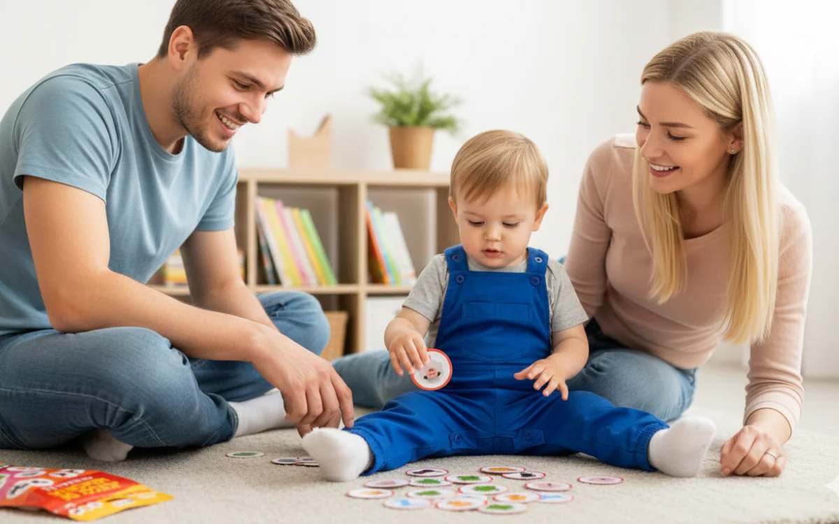 jugando en familia