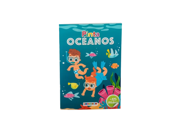 OCEANO/ANIMALES GRANJA CON PEGATINAS - Oceano Azul