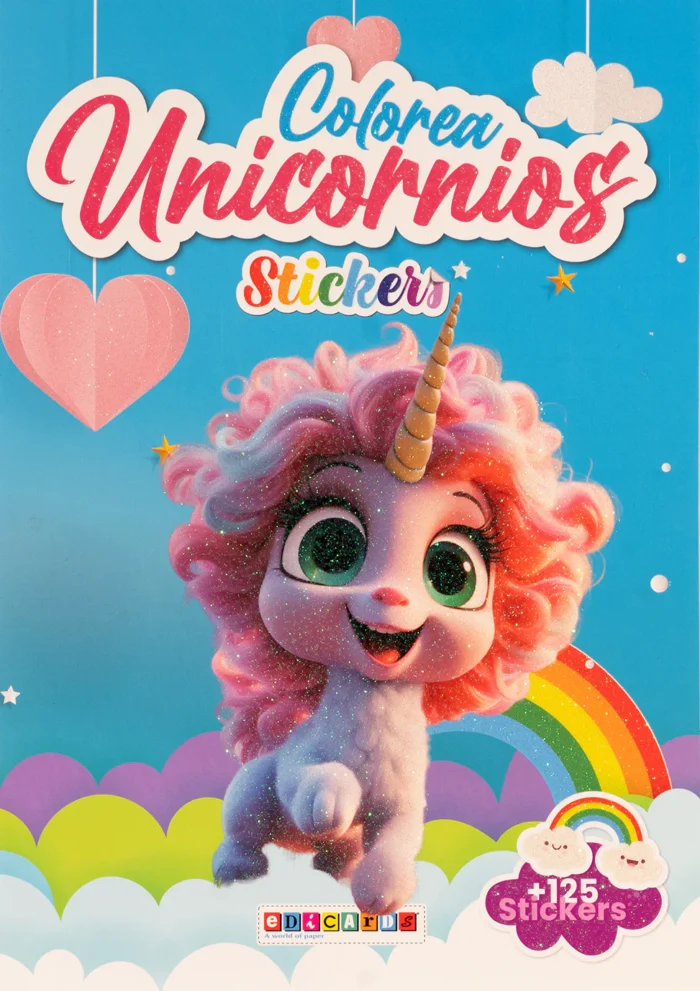 COLOREA UNICORNIOS - Celeste