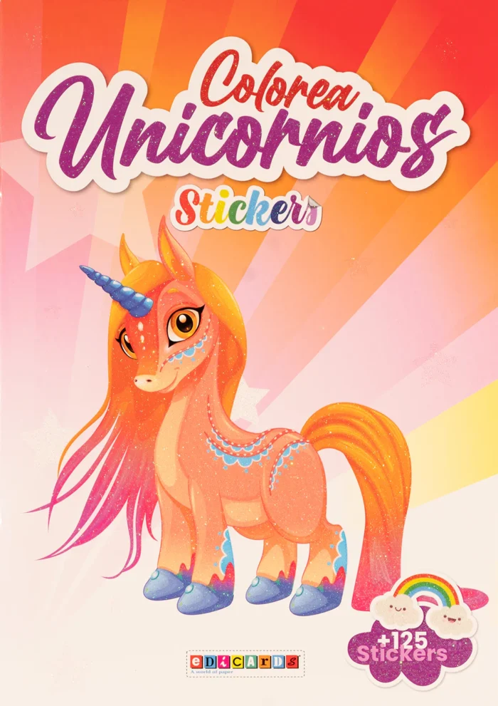 COLOREA UNICORNIOS - Naranja