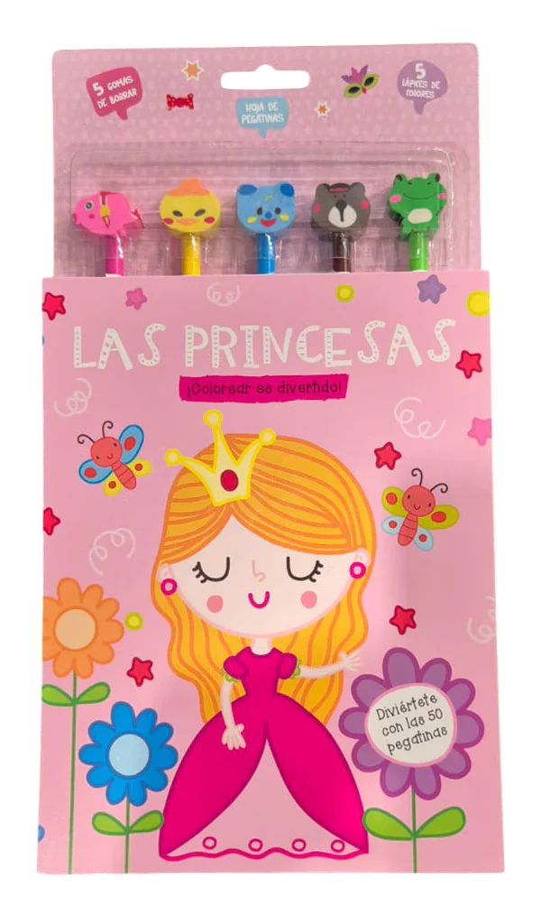 LIBRO LAPICES Y GOMAS - Las princesas