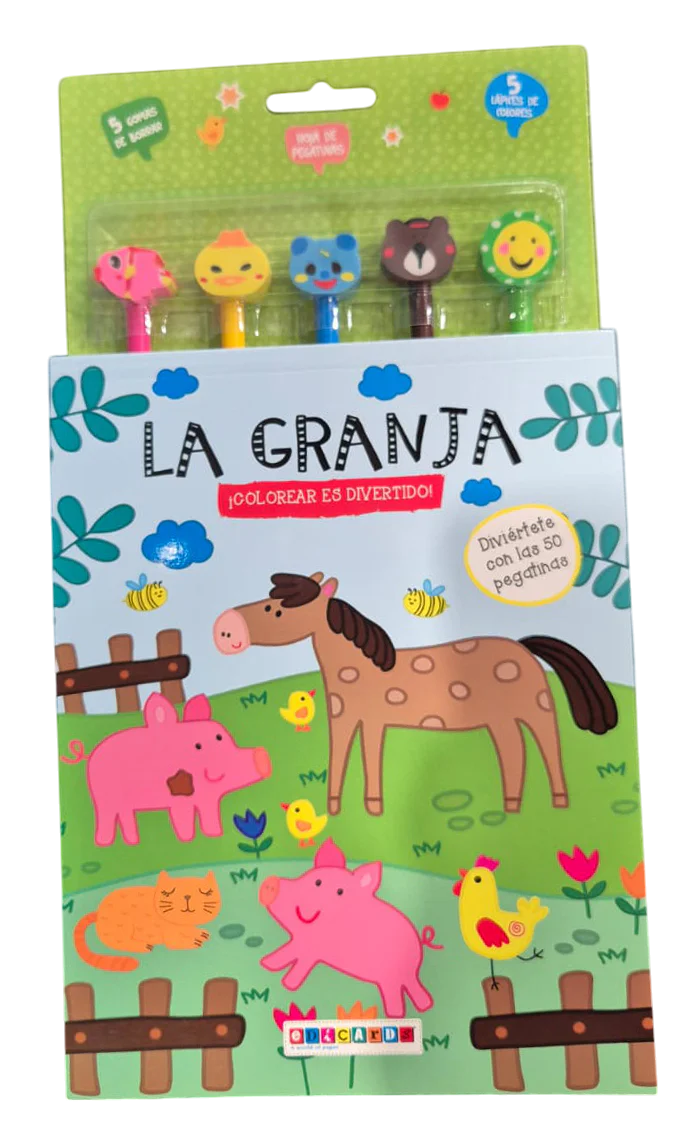 LIBRO LAPICES Y GOMAS - La granja
