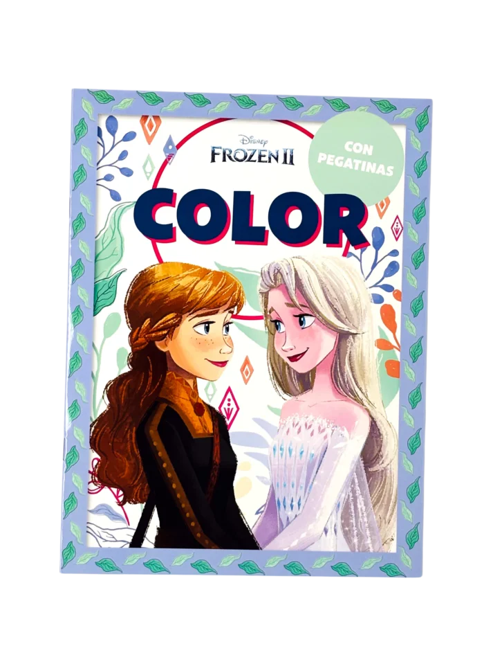 LIBRO COLOREAR CON PEGATINAS LICENCIAS - Frozen II