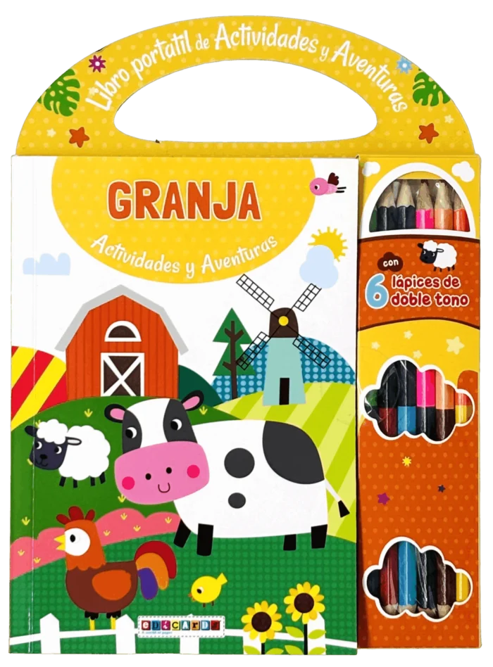 LIBRO PORTATIL ACTIVIDADES Y AVENTURAS - Granja