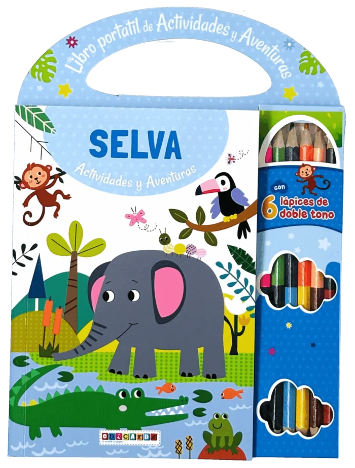 LIBRO PORTATIL ACTIVIDADES Y AVENTURAS - Selva