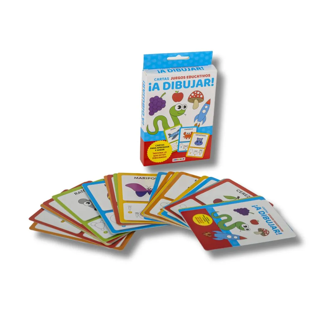 JUEGO DE CARTAS EDUCATIVOS EDICARDS - A dibujar -1