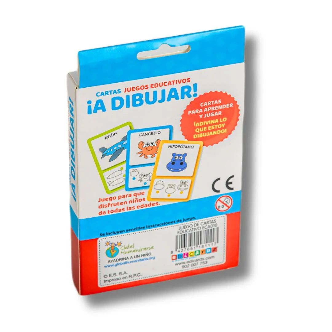 JUEGO DE CARTAS EDUCATIVOS EDICARDS - A dibujar -3